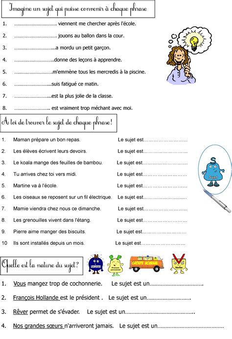Exercices De Grammaire Ce1 à Imprimer exercices de conjugaison cE1 – Monsieur Mathieu